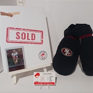 San Francisco 49ers Gloves Thinsulate 3M Thermal Insulation Size S/M